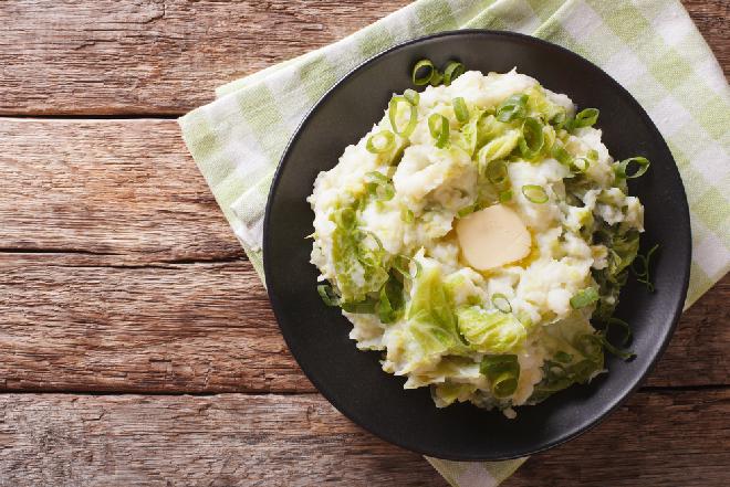 Colcannon - irlandzka wersja parzybrody idealna jako dodatek do obiadu